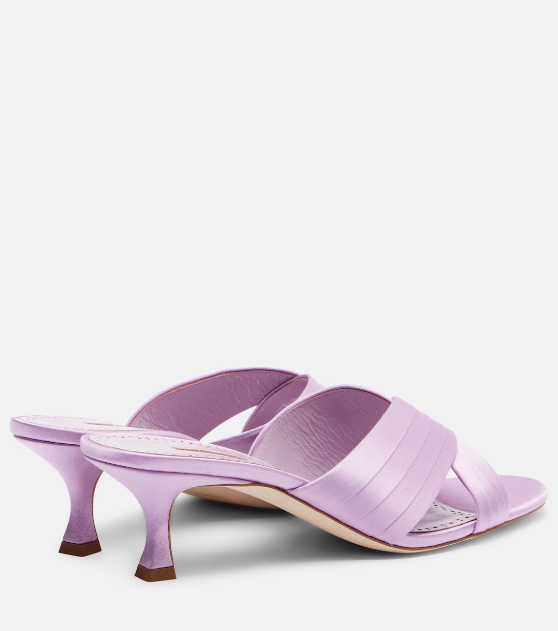 Viera 50 satin mules | Manolo Blahnik
