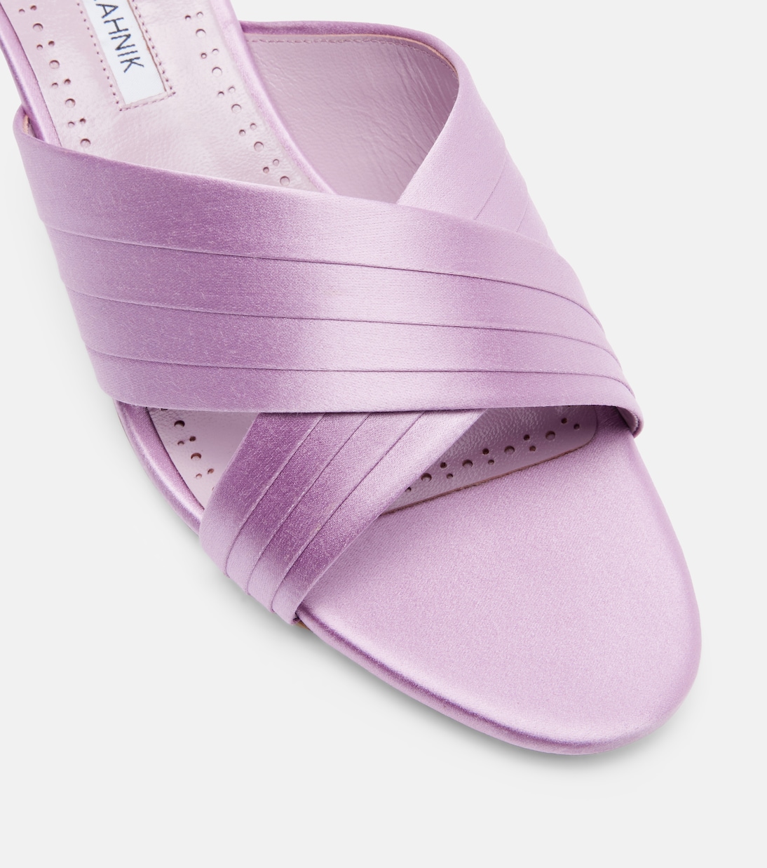 Viera 50 satin mules | Manolo Blahnik