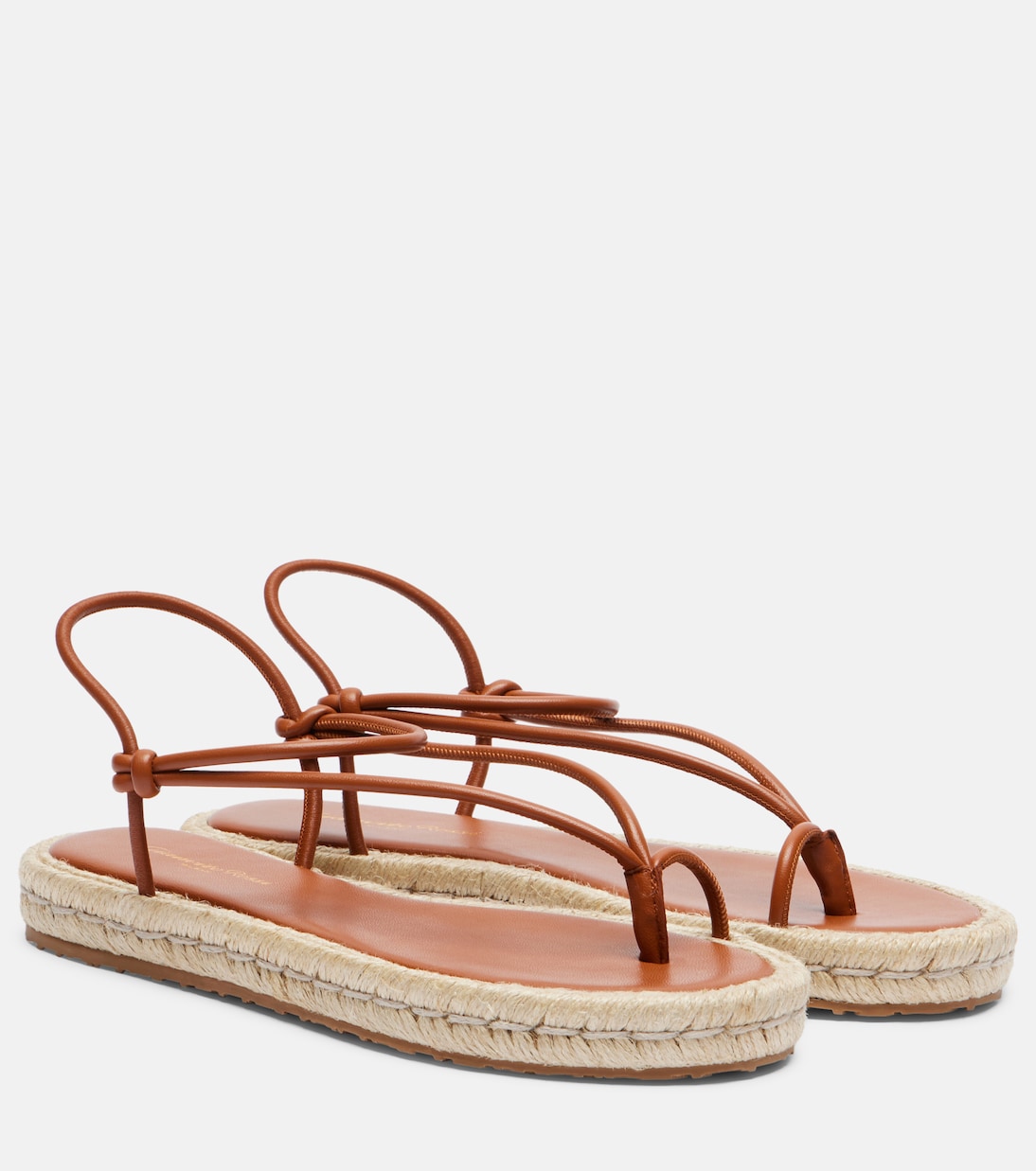 Leather espadrille sandals | Gianvito Rossi
