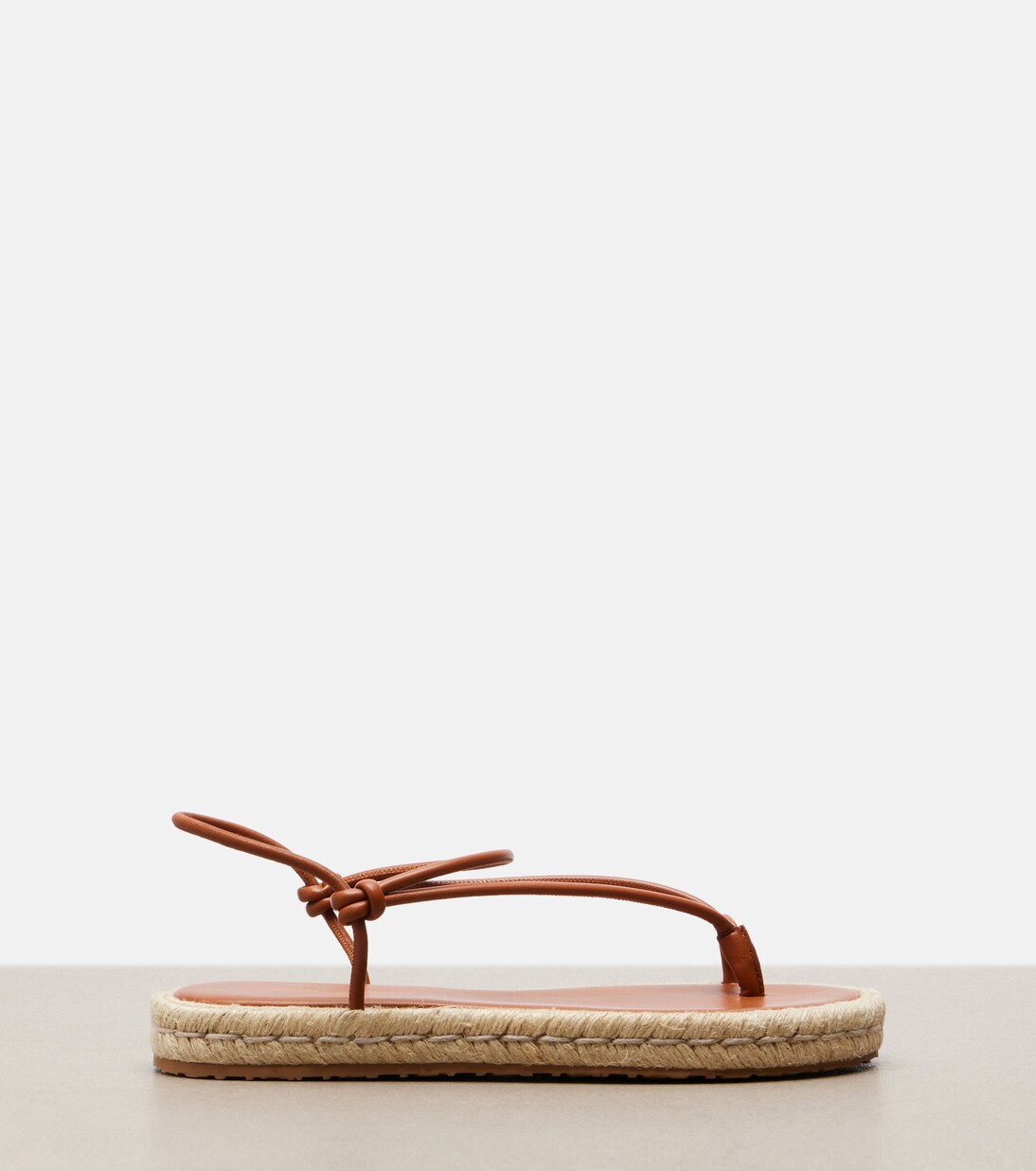 Leather espadrille sandals | Gianvito Rossi