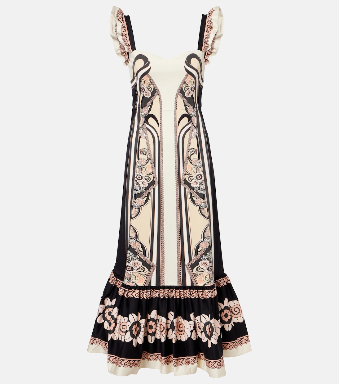 Midikleid Gingerbread aus einem Baumwollgemisch | La DoubleJ