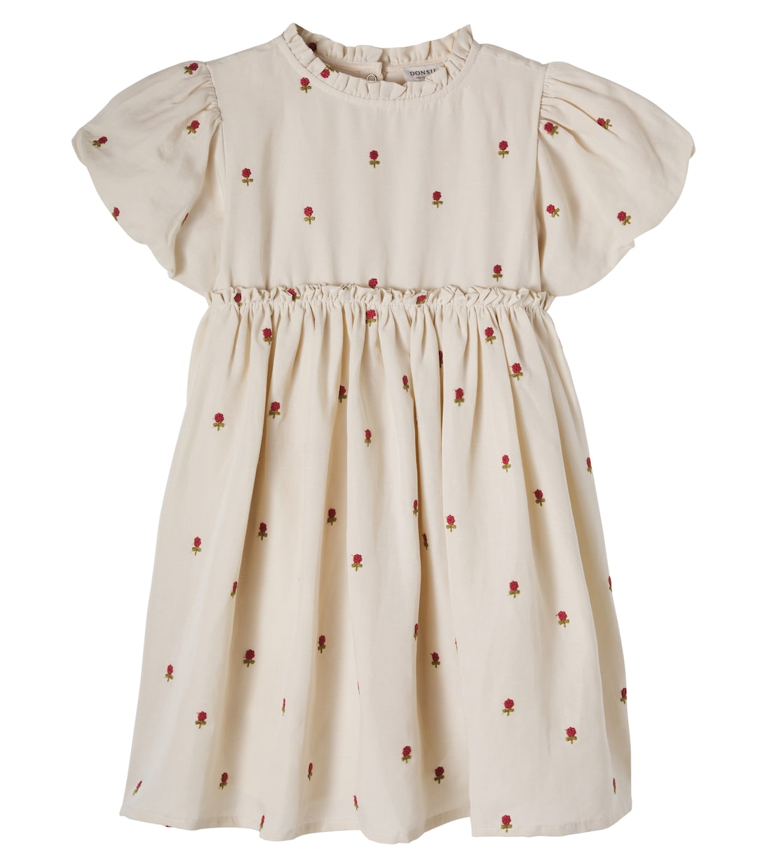 Camilla embroidered ruffled dress | Donsje
