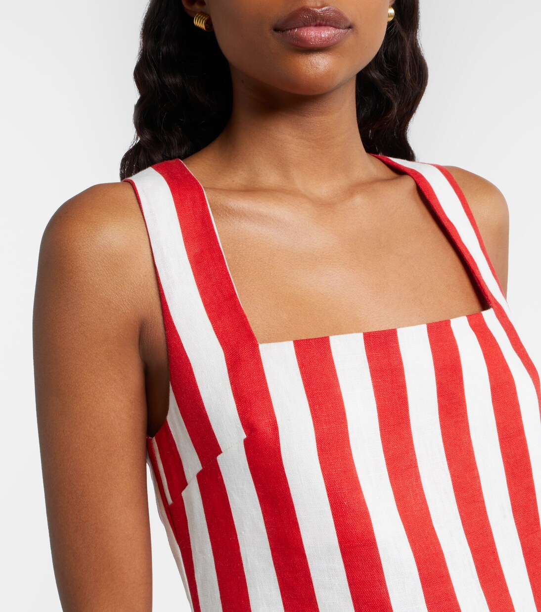 Alice striped linen minidress | Posse