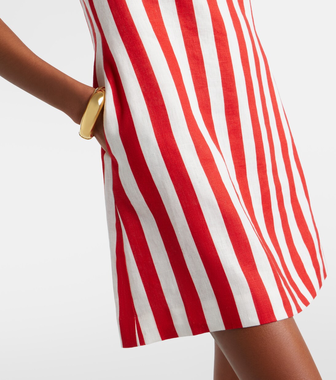 Alice striped linen minidress | Posse