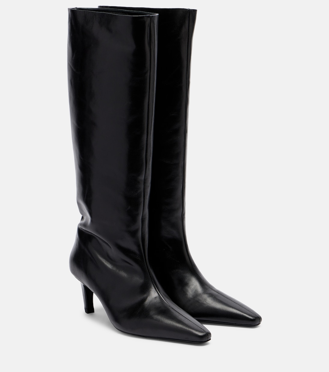 Cave leather knee-high boots | JUDE