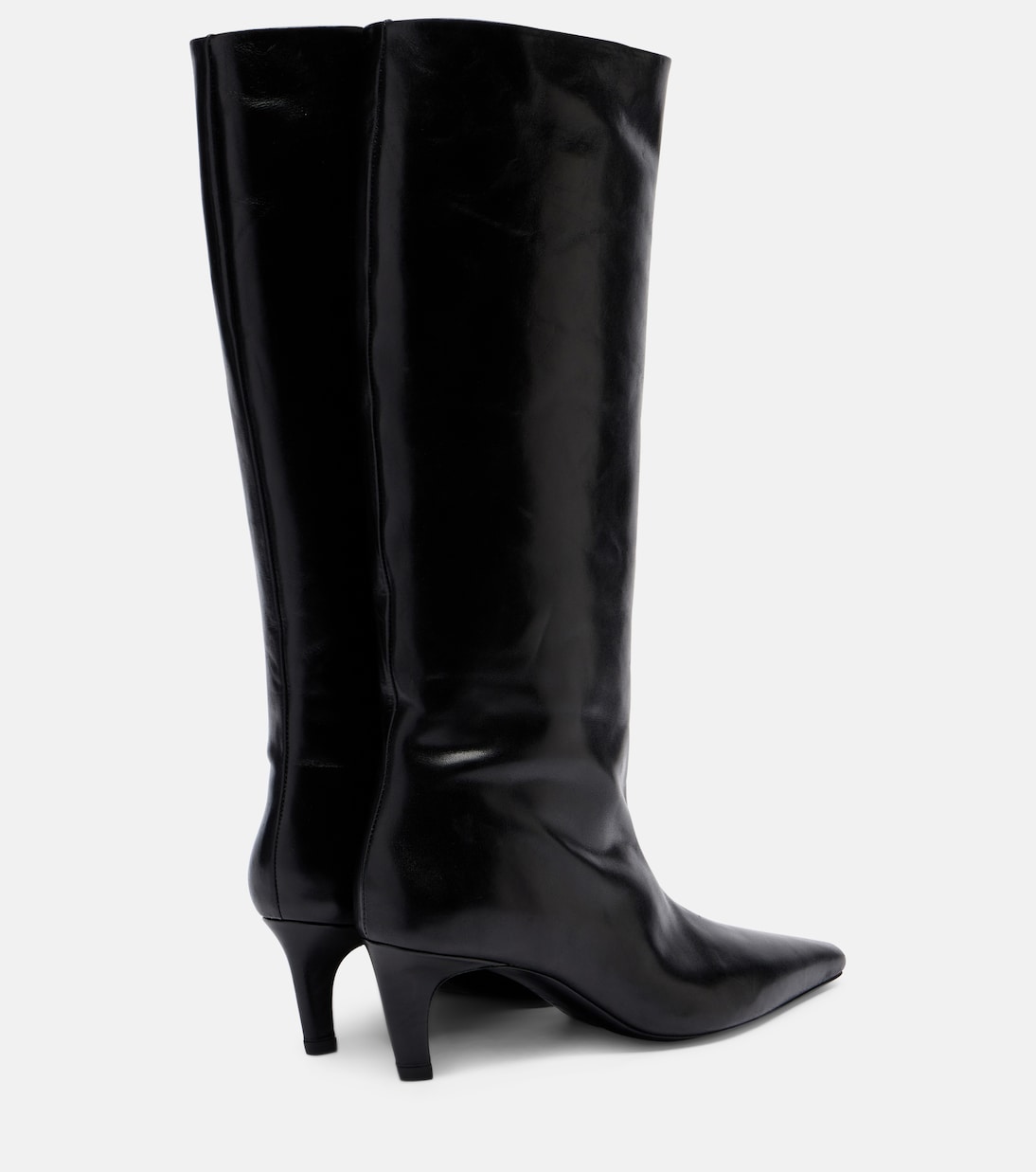 Cave leather knee-high boots | JUDE