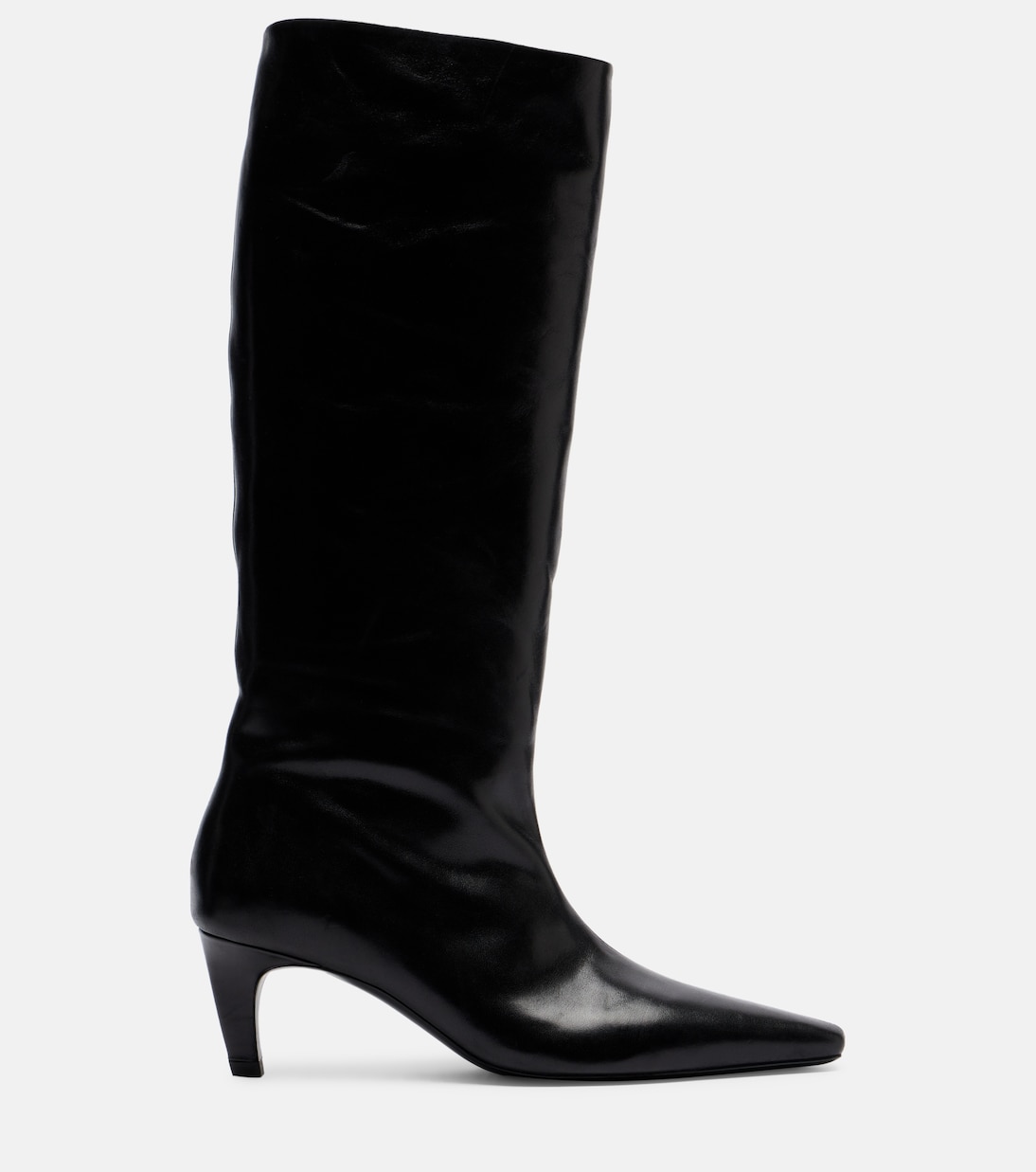 Cave leather knee-high boots | JUDE