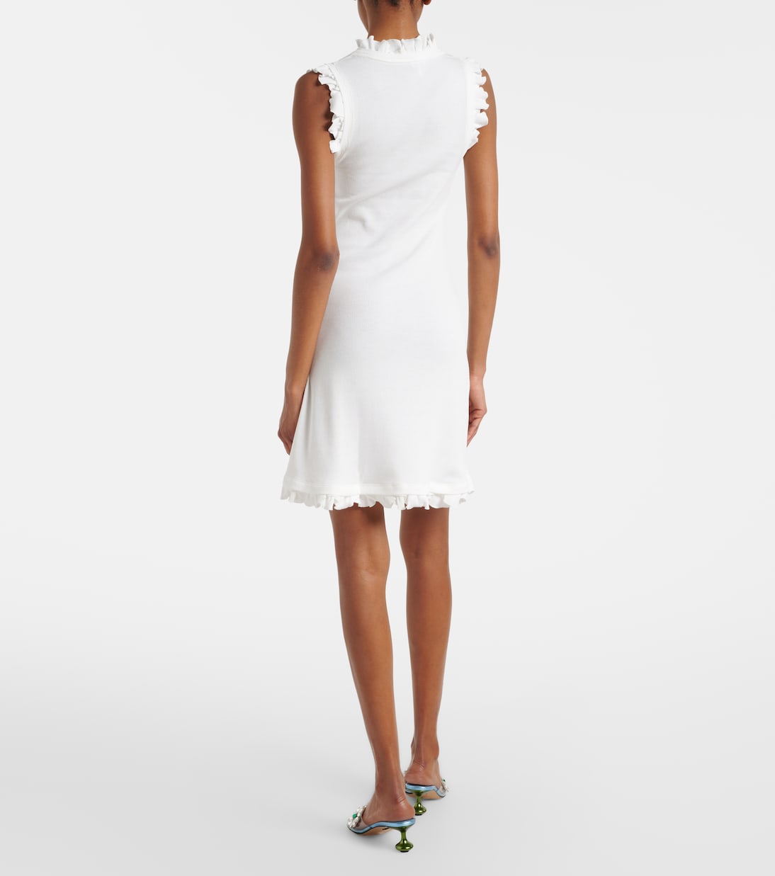 Paula's Ibiza cotton-blend minidress | Loewe