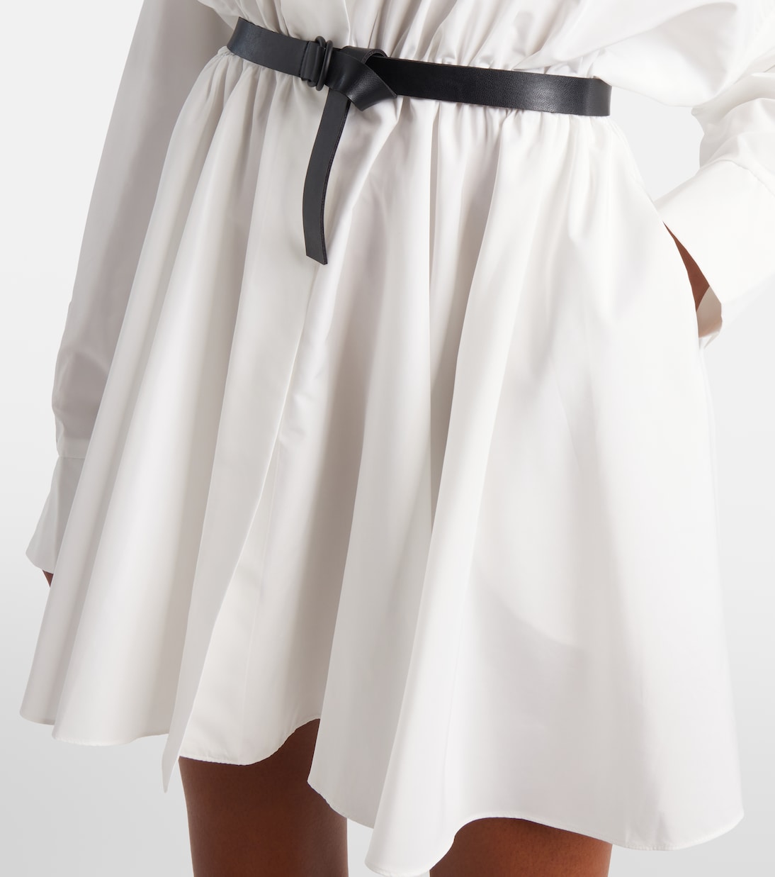 Belted shirt dress | Norma Kamali