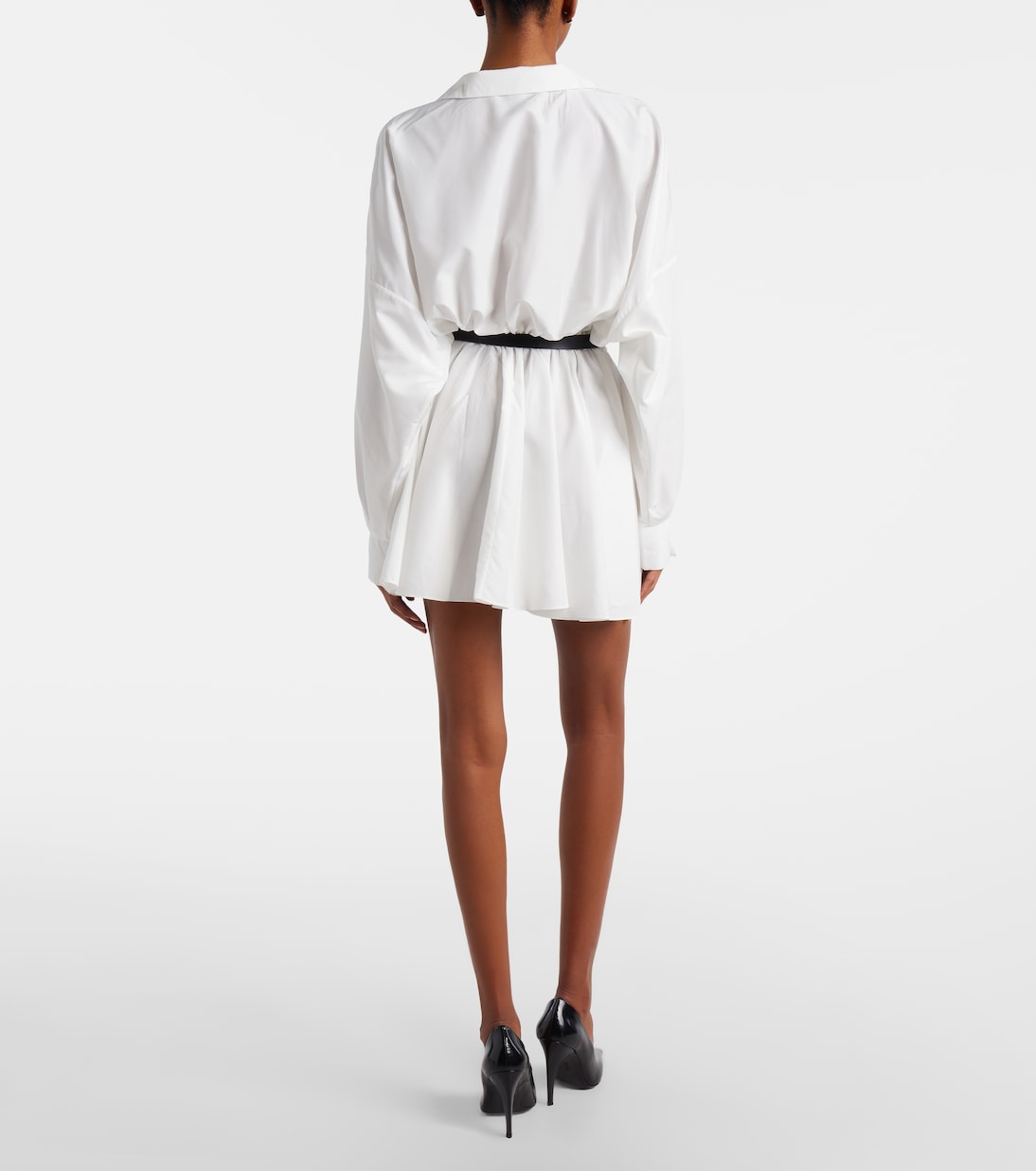 Belted shirt dress | Norma Kamali