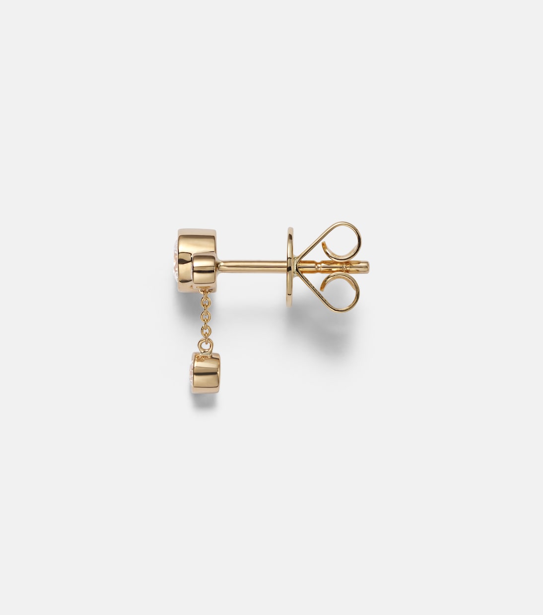 Einzelner Ohrring Grande Lou Diamant aus 18kt Gelbgold mit Diamanten | Sophie Bille Brahe