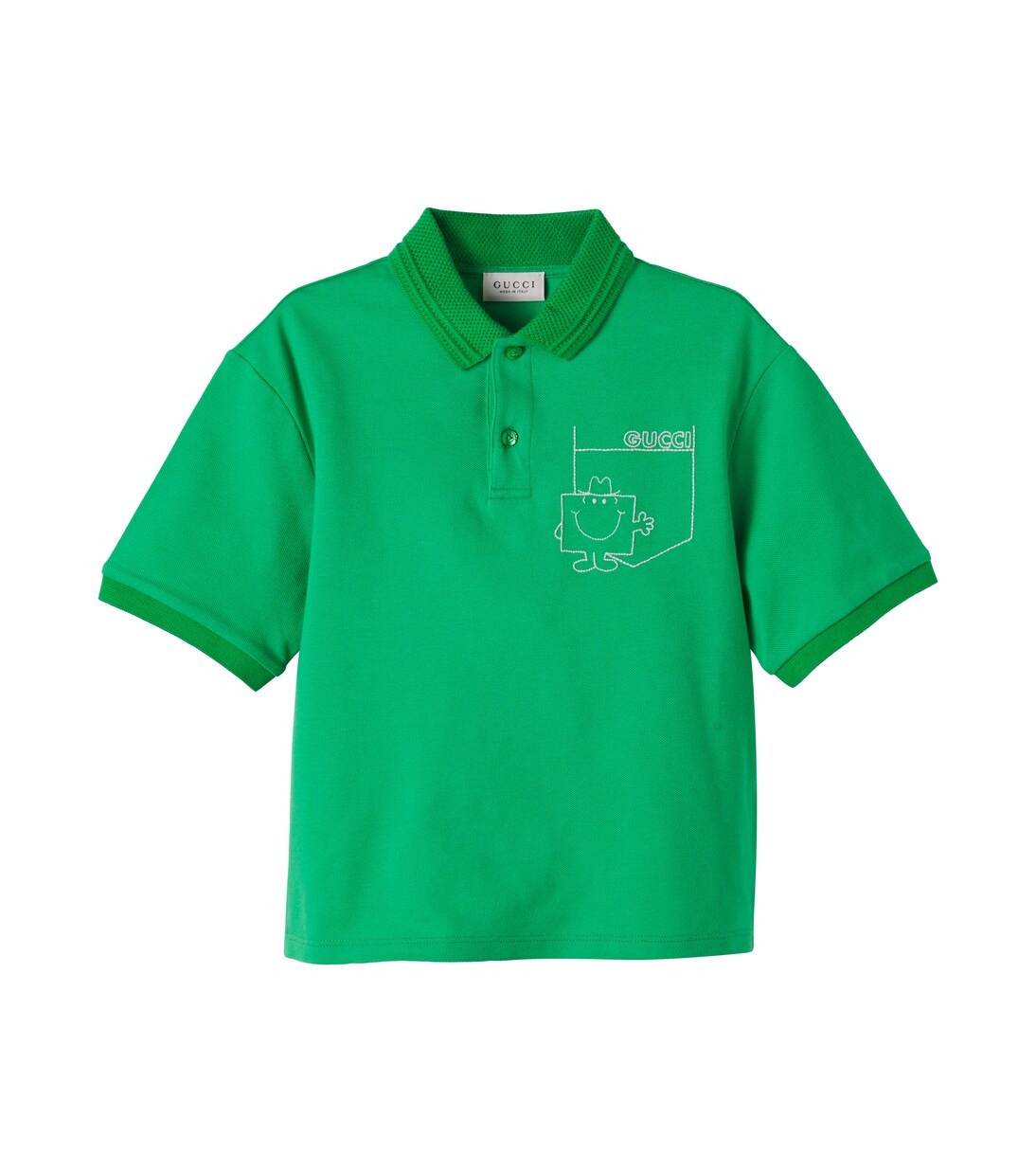 x Mr. Men Little Miss cotton-blend piqué polo shirt | Gucci Kids