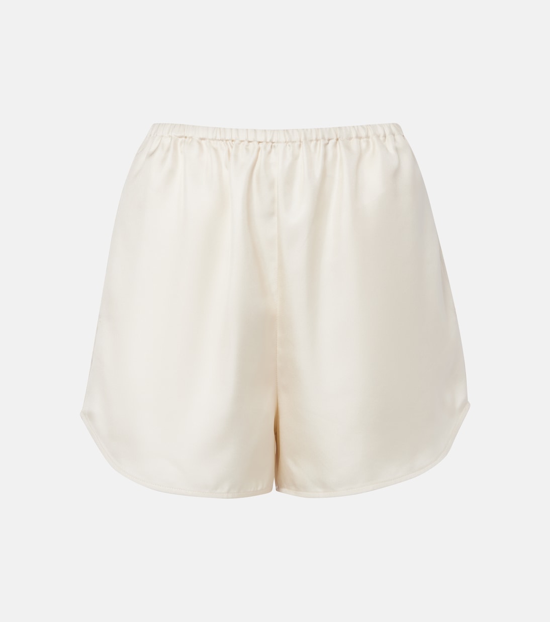 Cabo silk satin shorts | Loulou de Saison
