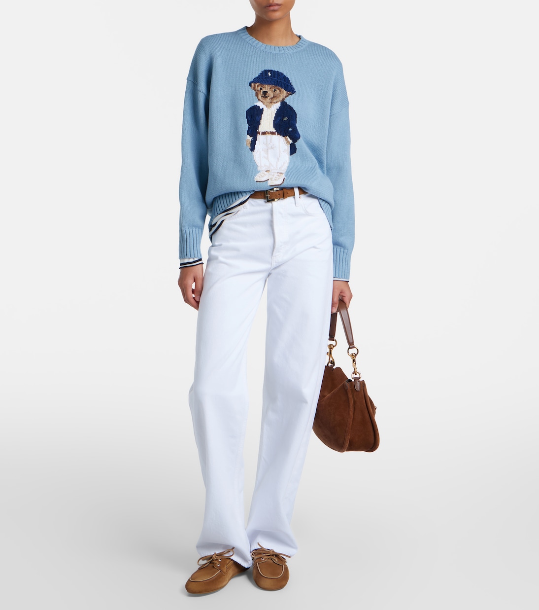 Polo Bear oversized cotton sweater | Polo Ralph Lauren