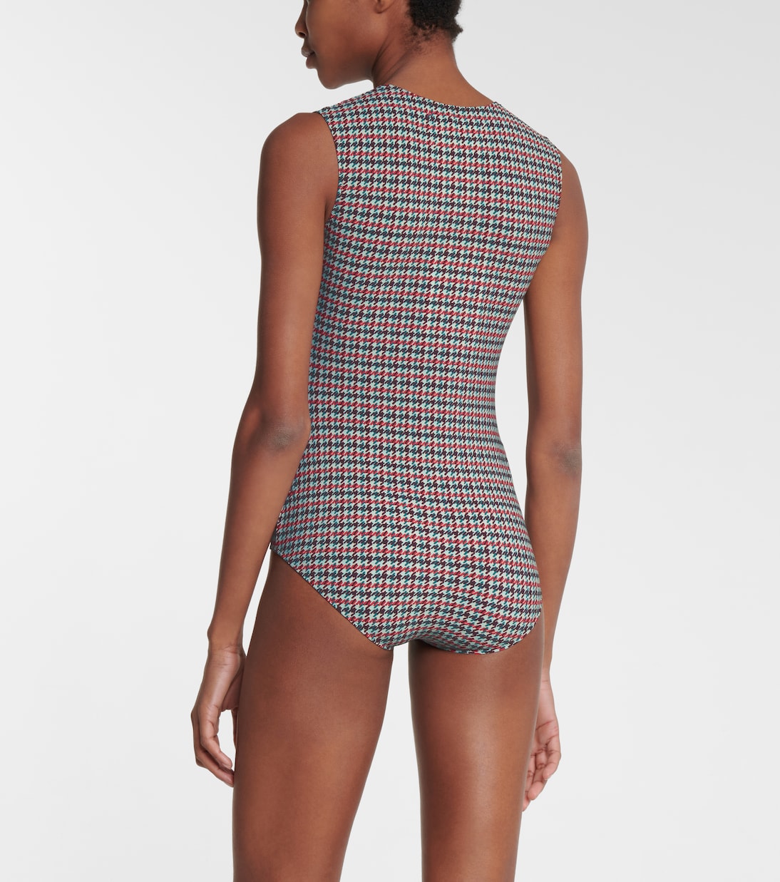 Houndstooth stretch-jersey bodysuit | Maison Margiela