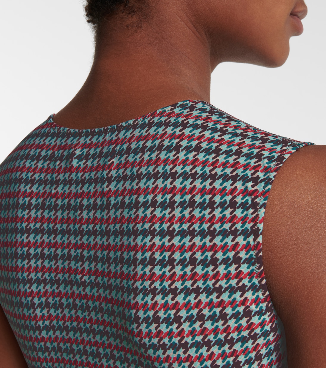 Houndstooth stretch-jersey bodysuit | Maison Margiela