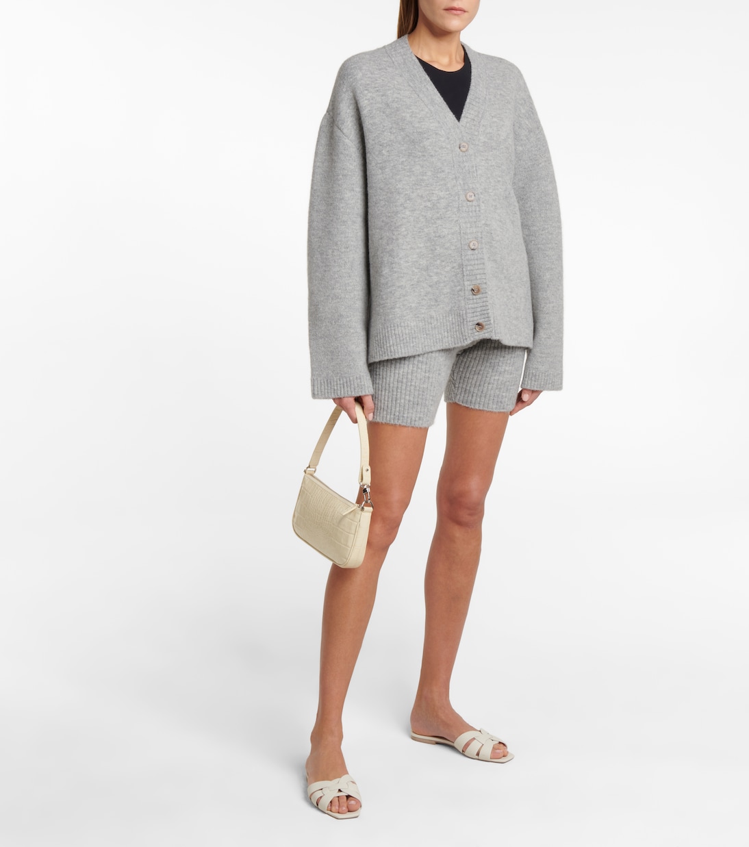 Shorts Siu aus Rippstrick | Nanushka