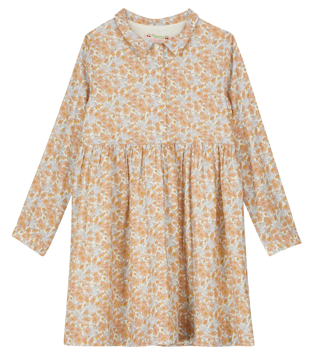 Long-sleeved floral dress | Bonpoint