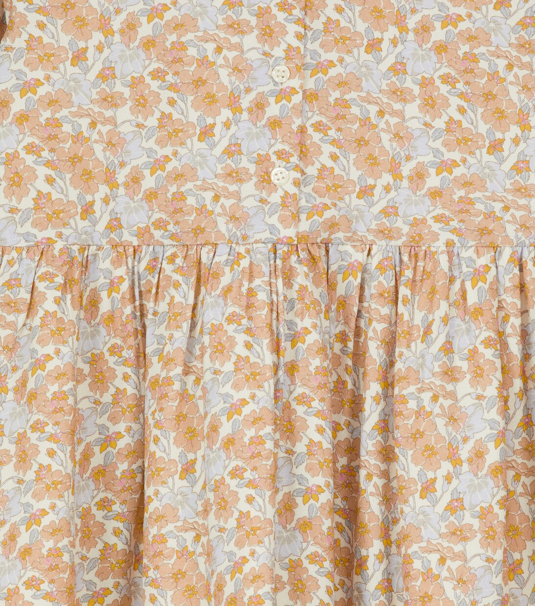 Long-sleeved floral dress | Bonpoint