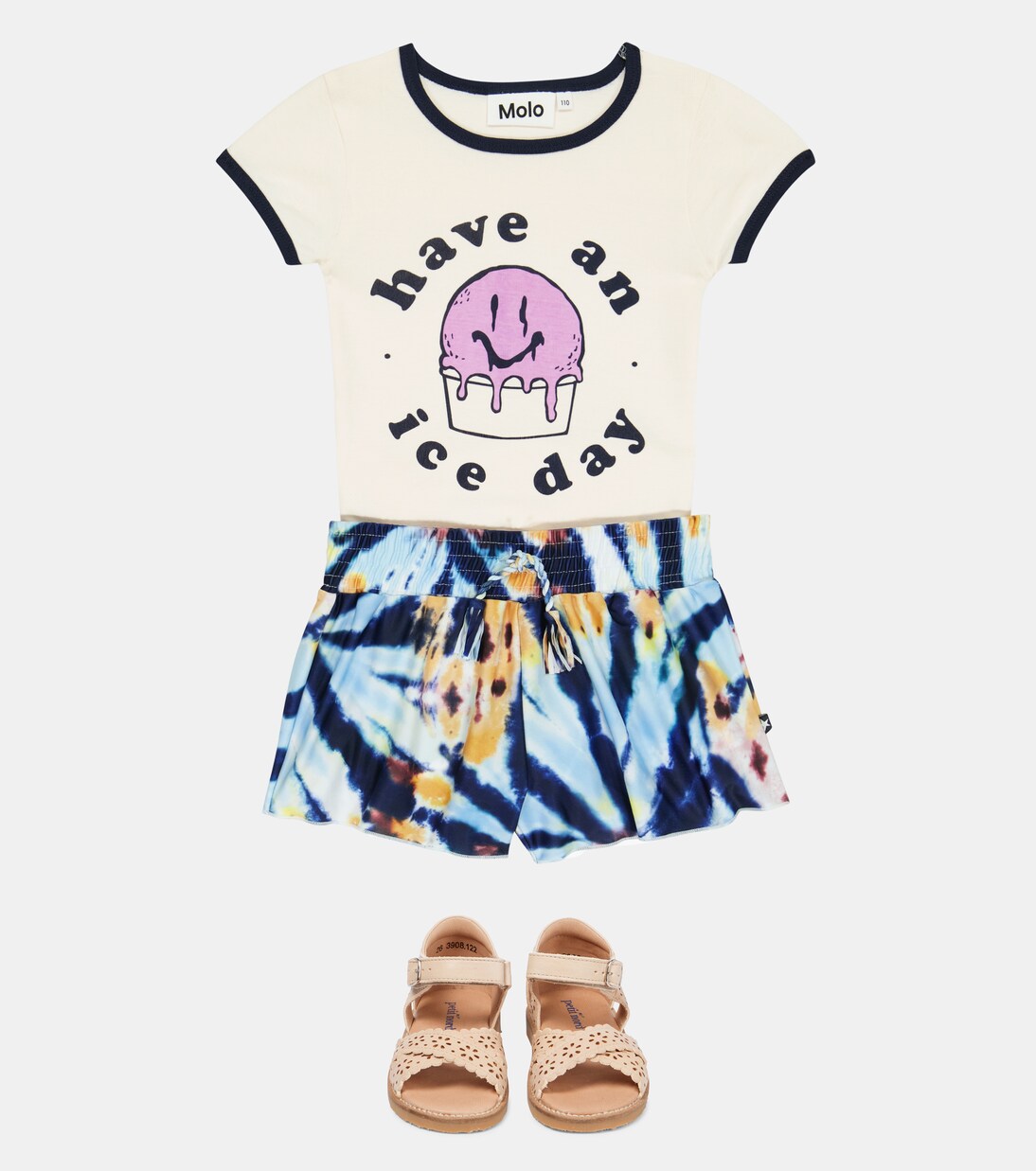 Nicci tie-dye swim trunks | Molo