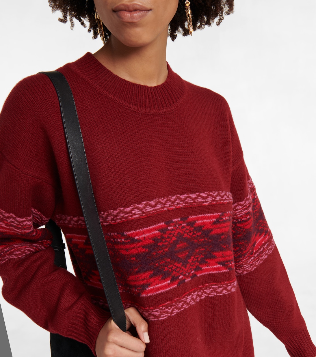 Pullover Avril in jacquard di misto lana | Marant Etoile