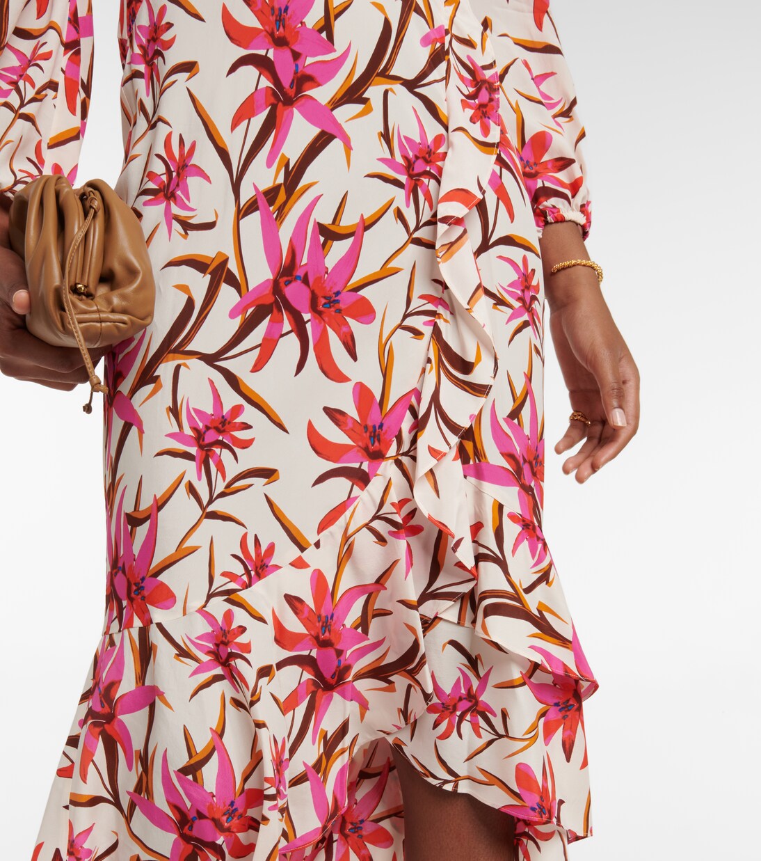 Robe midi Emmett à fleurs | Diane von Furstenberg