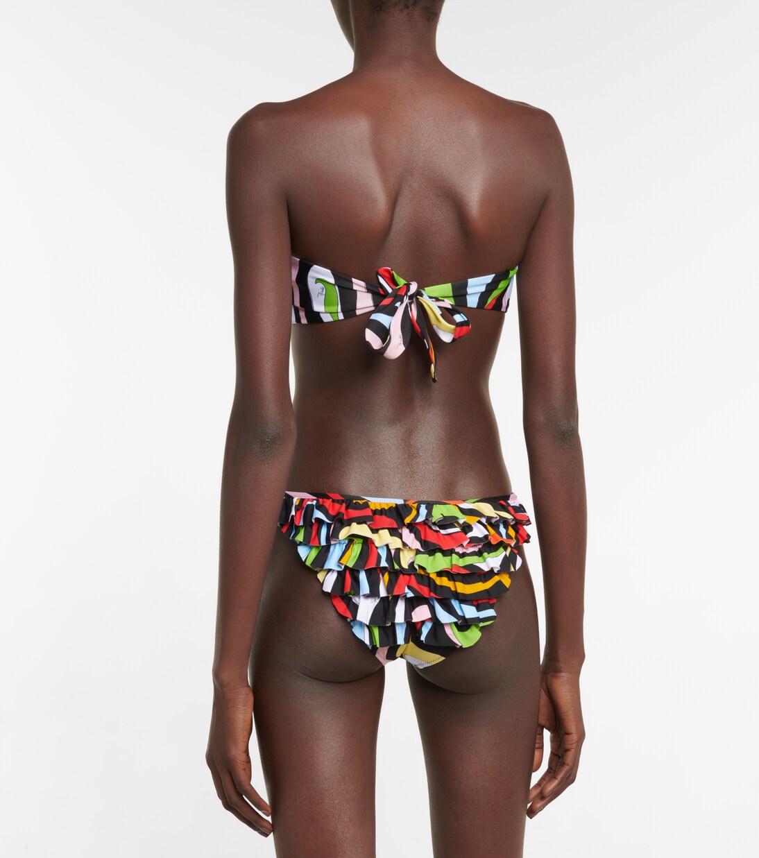Haut de bikini bandeau imprimé | Pucci
