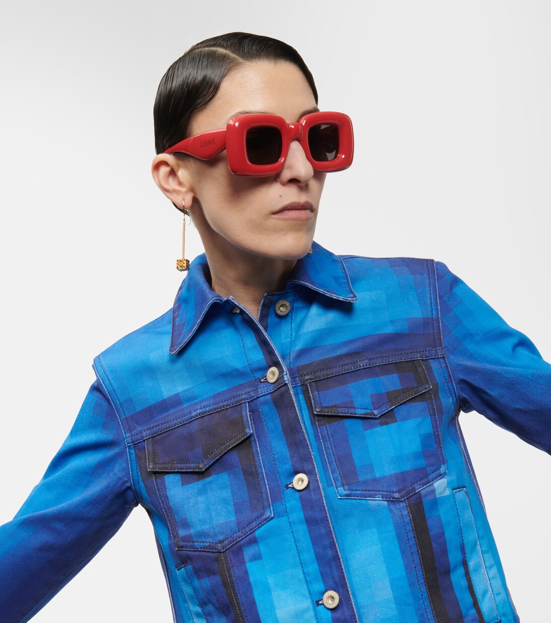 Inflated square sunglasses | Loewe