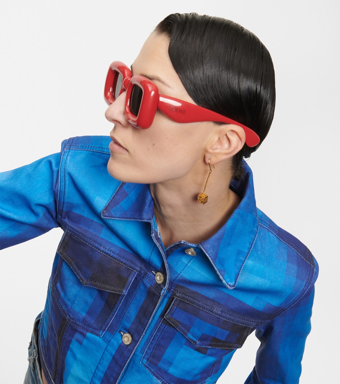 Inflated square sunglasses | Loewe