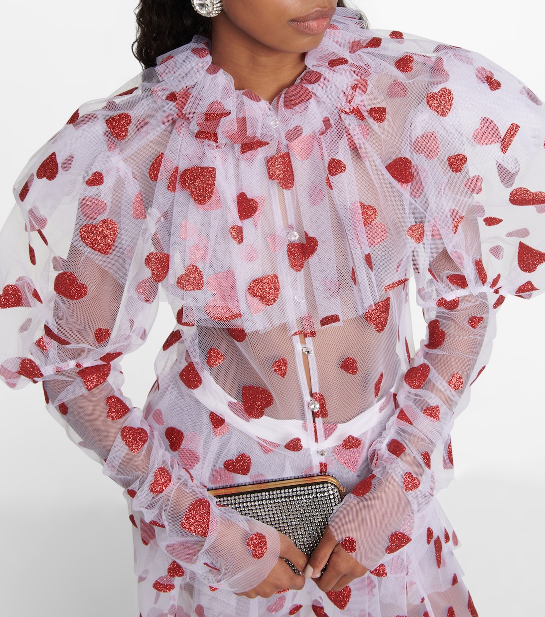 Top aus Tüll | Rodarte