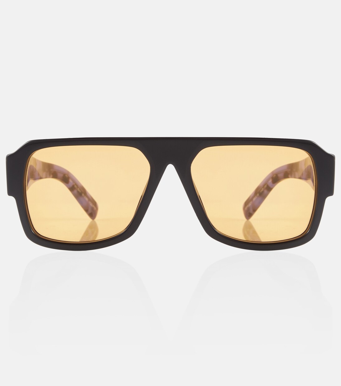 Flat-top aviator sunglasses | Prada