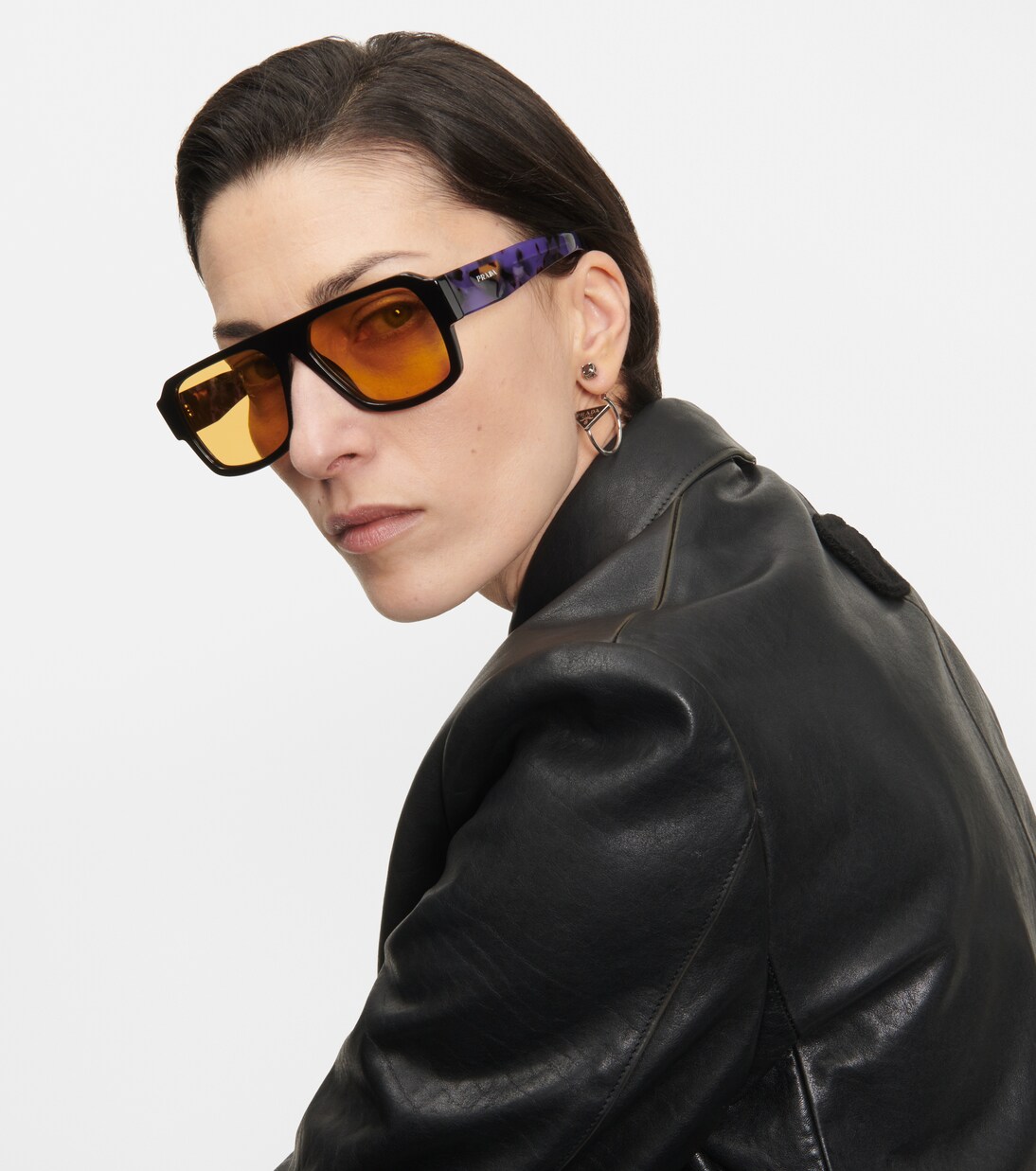 Flat-top aviator sunglasses | Prada