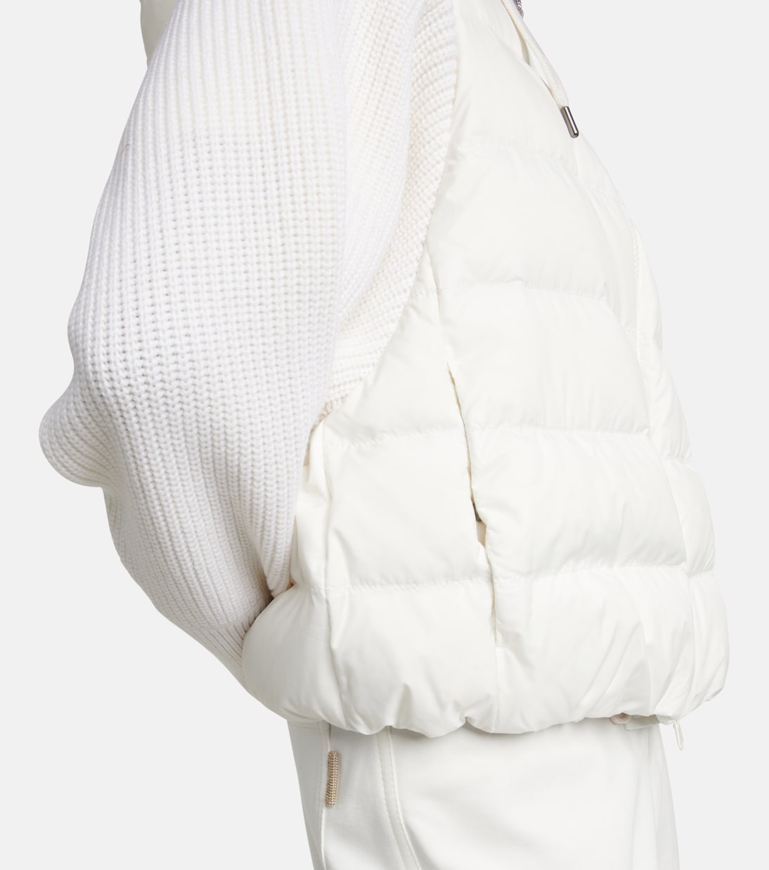 Wool and cashmere-blend knit jacket | Brunello Cucinelli
