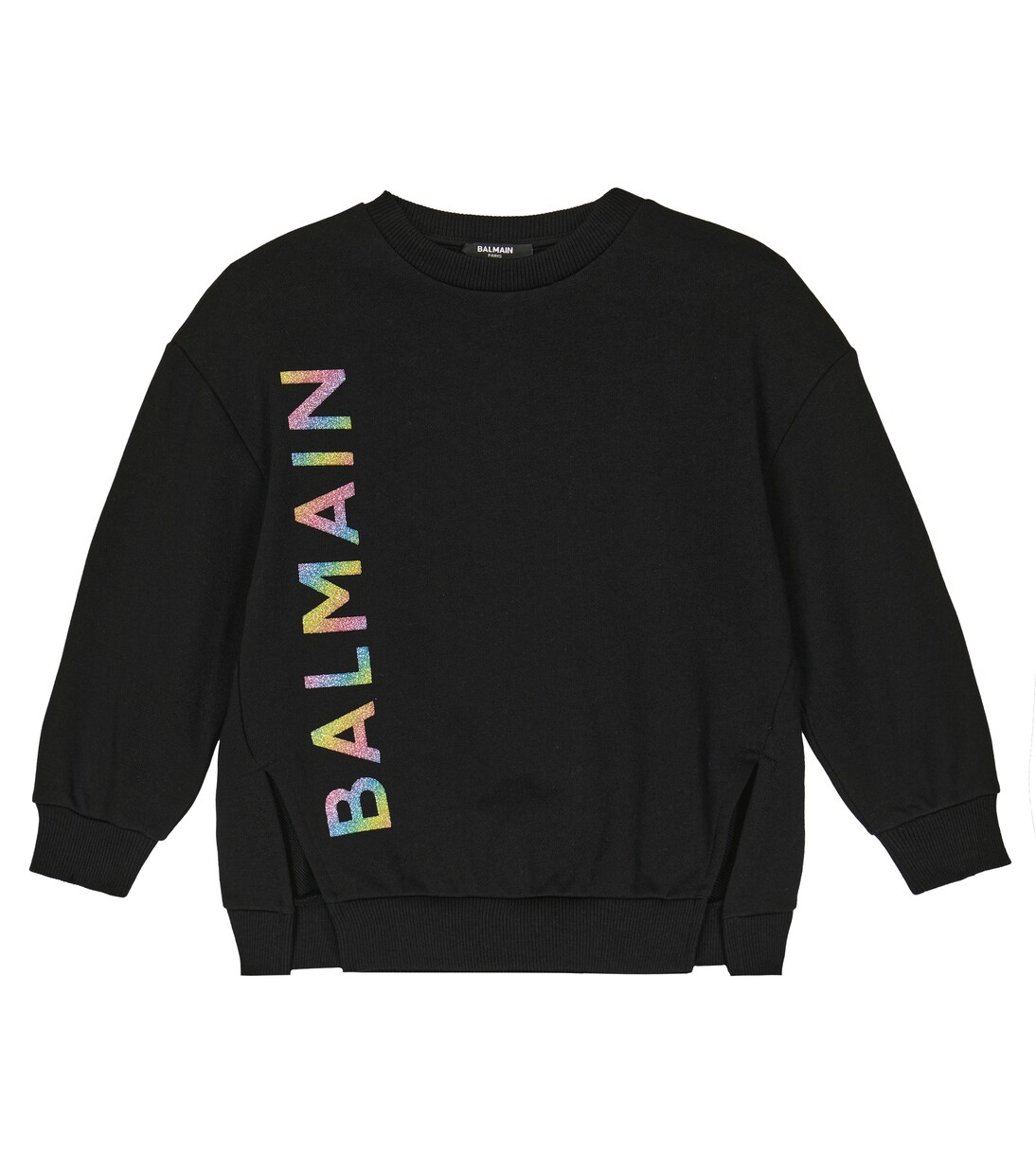 Sweat-shirt en coton à logo | Balmain Kids