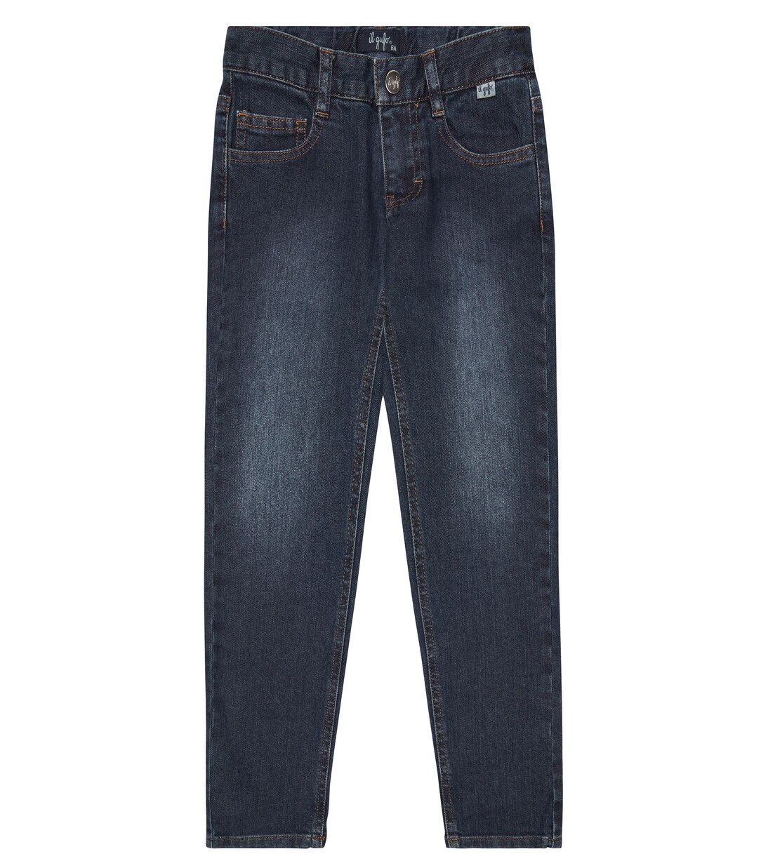 Mid-rise cotton straight jeans | Il Gufo