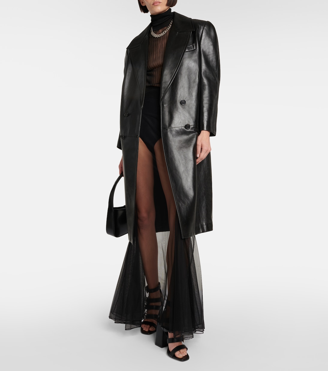 Sandalen Tessa aus Leder | Paris Texas