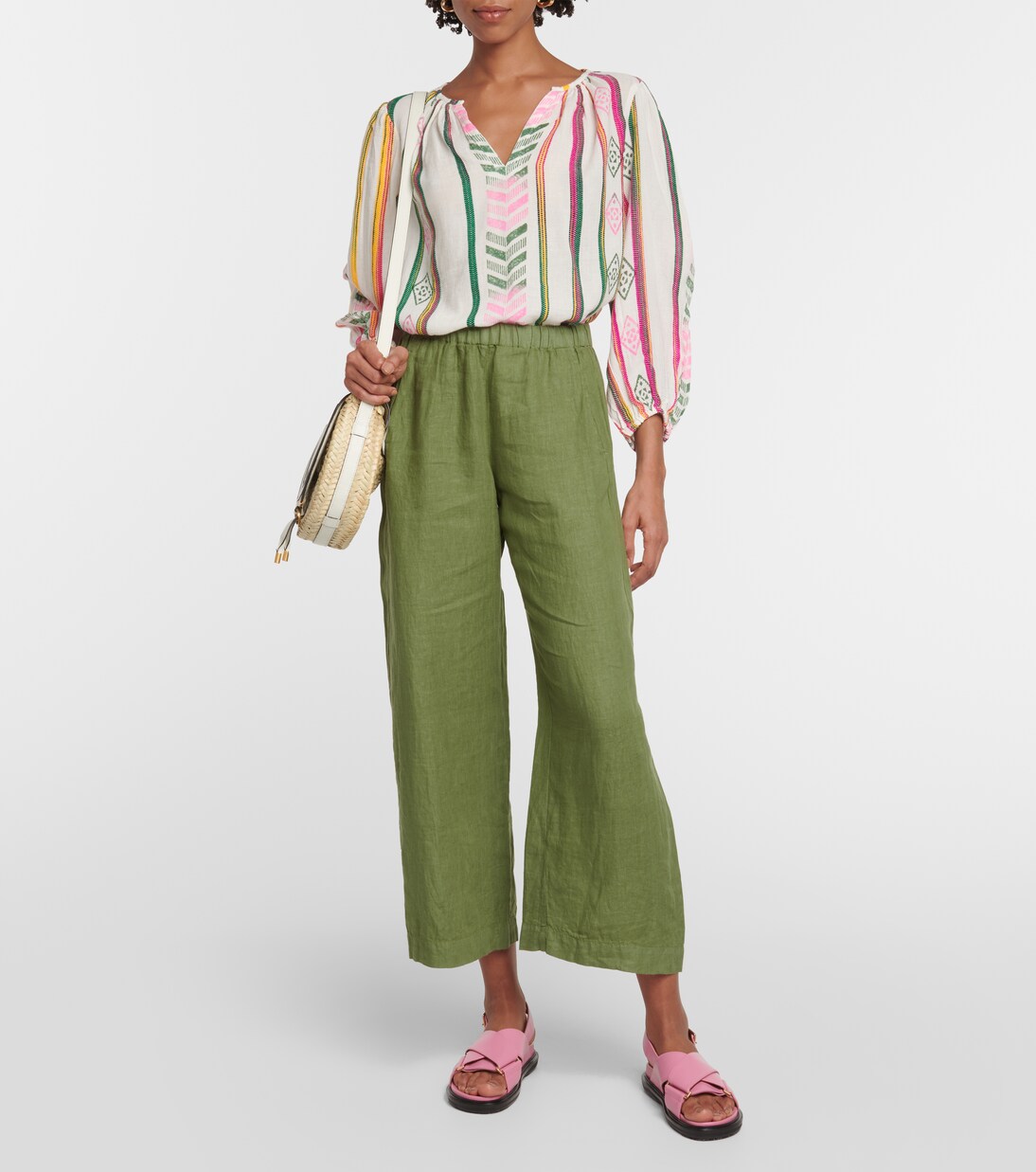 Top Beth aus Baumwoll-Jacquard | Velvet