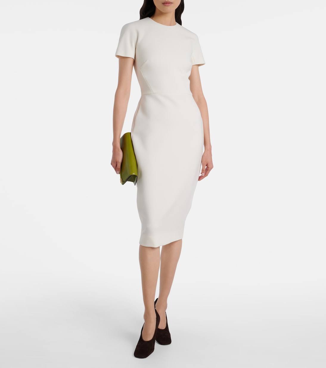 Midikleid aus Crêpe | Victoria Beckham