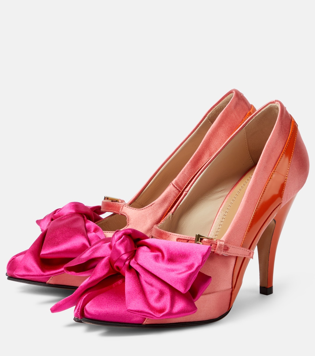 Pumps Tabi Monster aus Satin und Leder | Maison Margiela