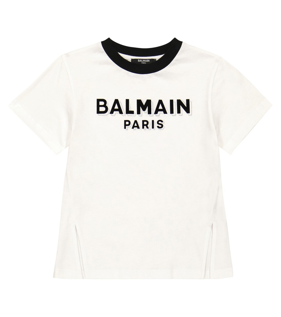 Logo cotton jersey T-shirt | Balmain Kids