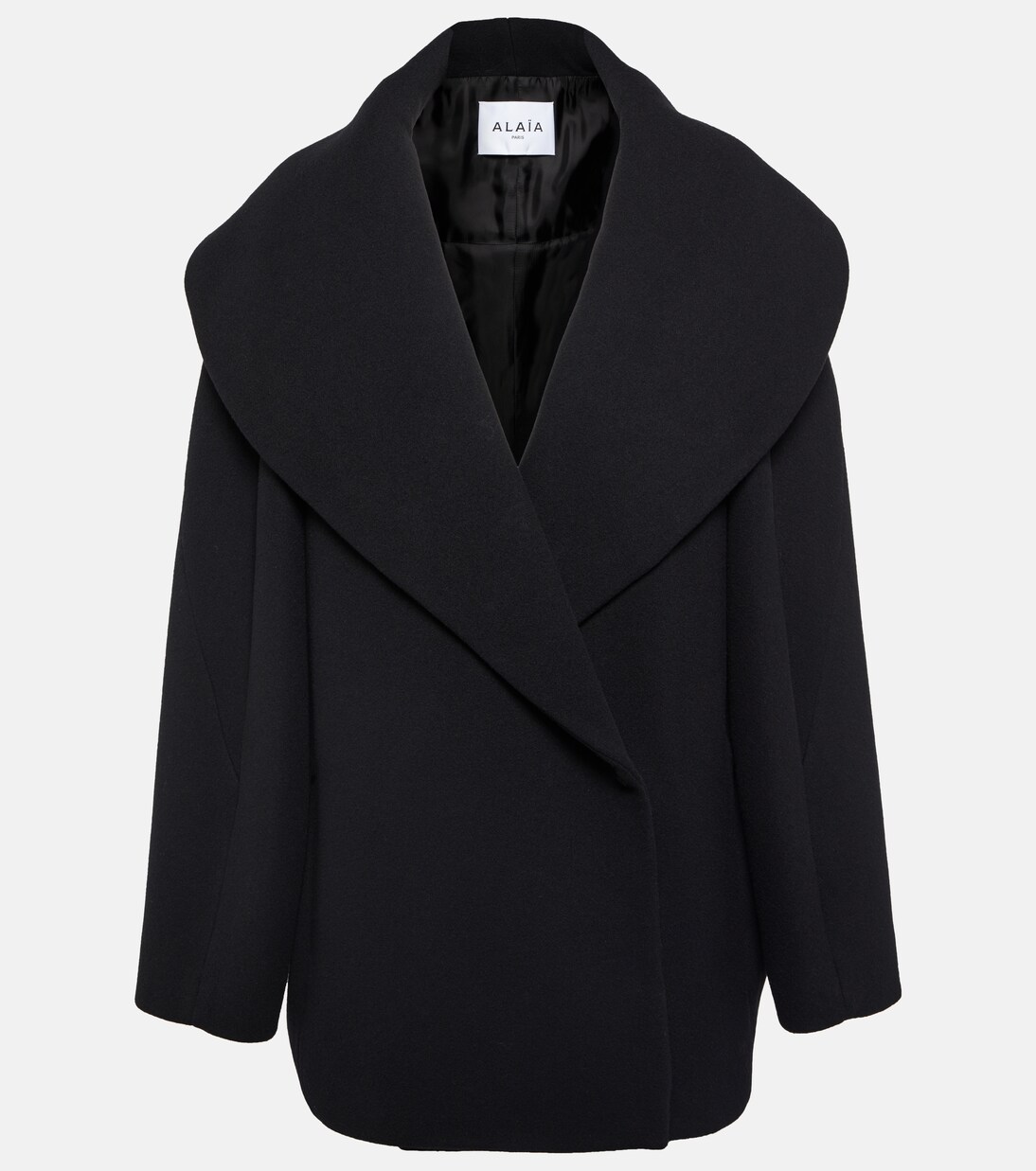 Cocoon wrap virgin wool coat | Alaïa