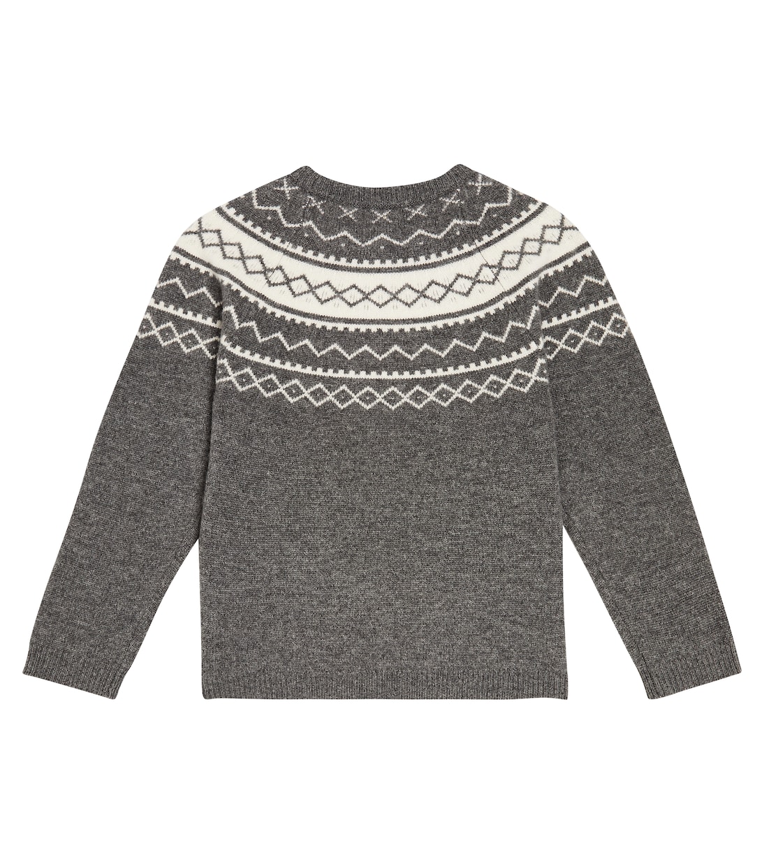 Jacquard wool sweater | Tartine et Chocolat
