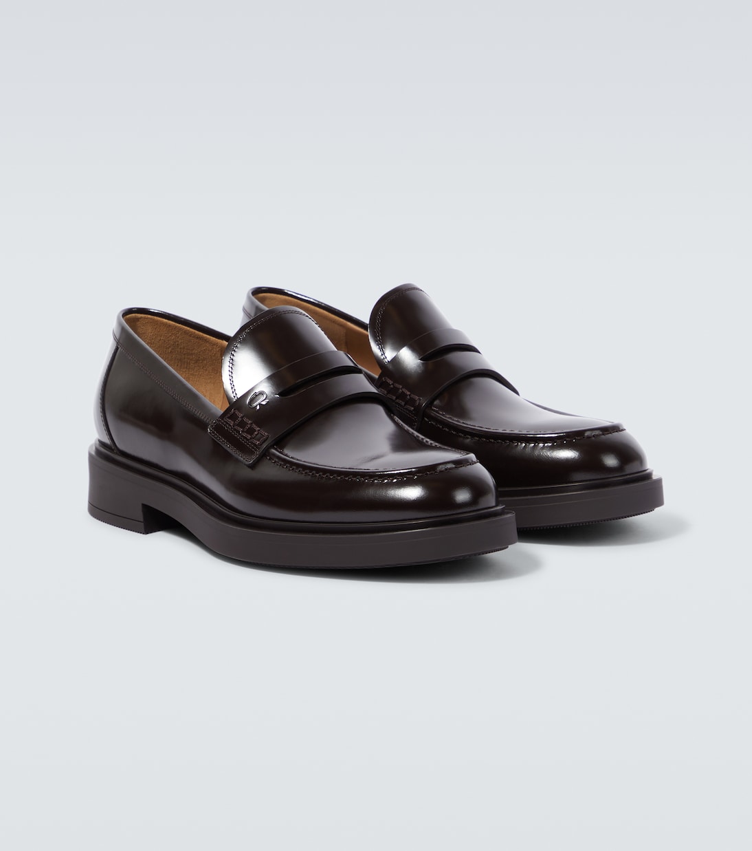Harris leather penny loafers | Gianvito Rossi