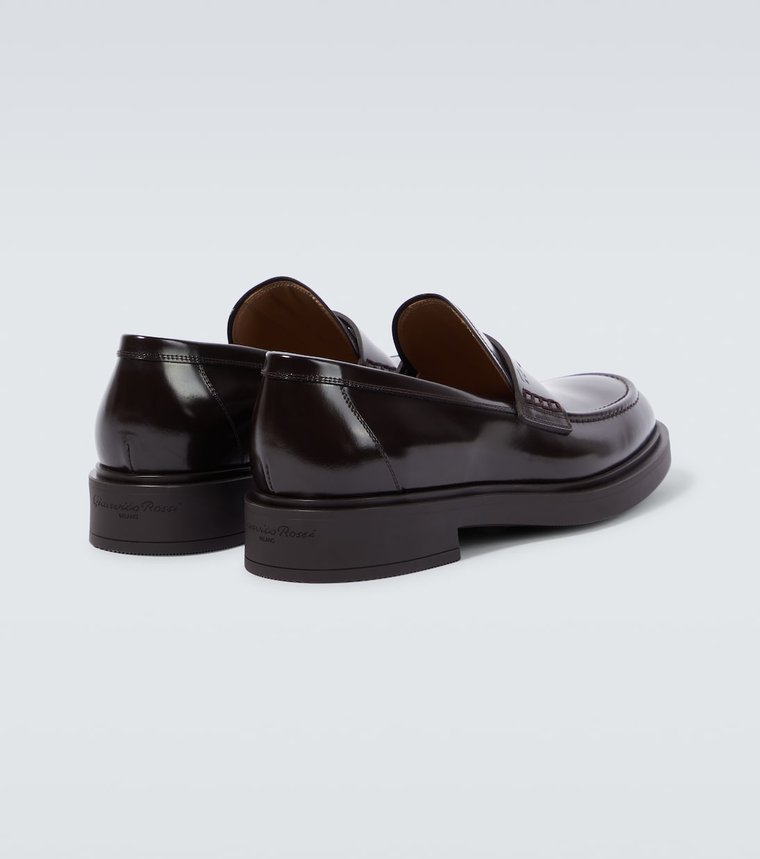 Harris leather penny loafers | Gianvito Rossi