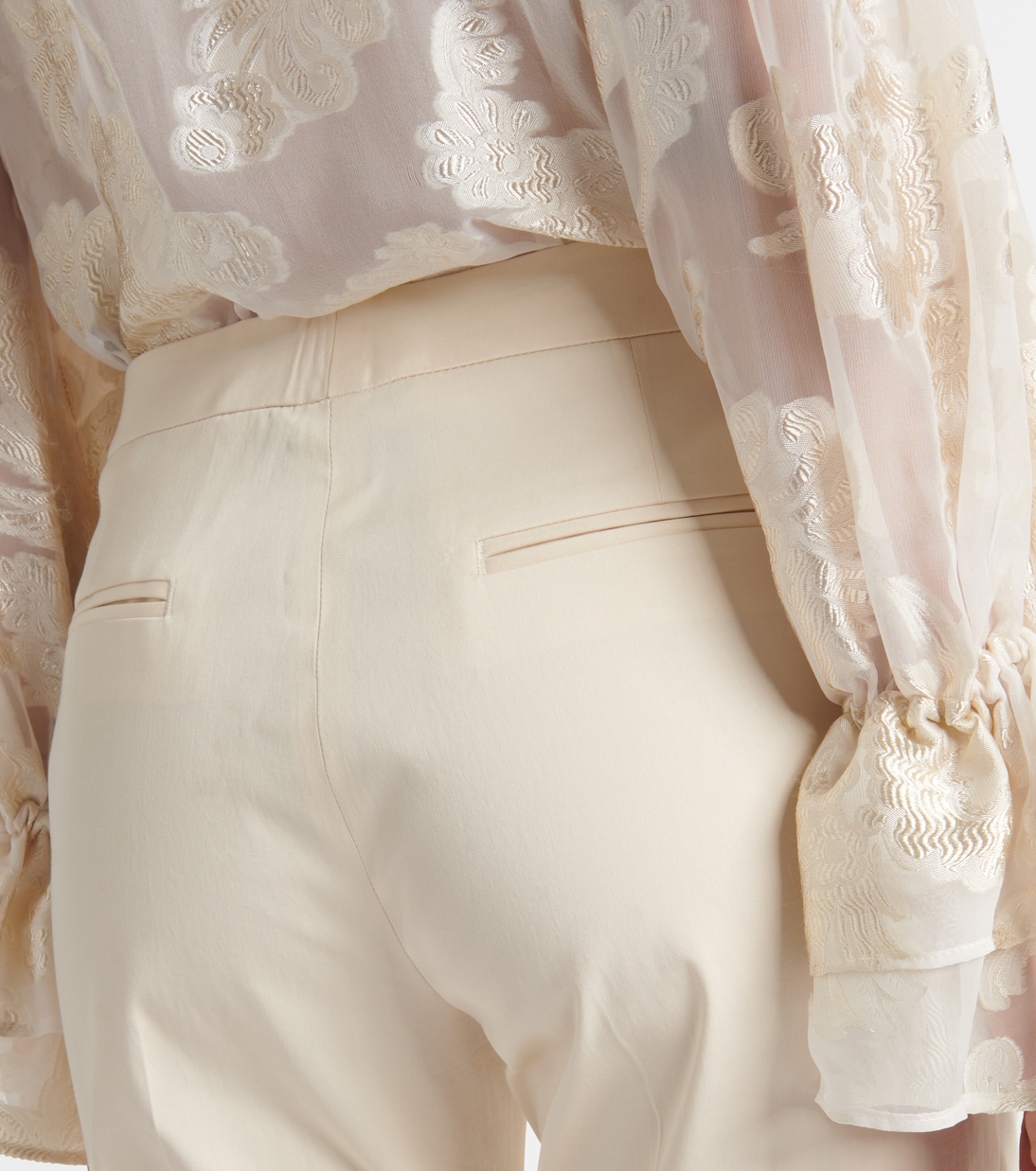 High-Rise-Hose aus einem Baumwollgemisch | Etro