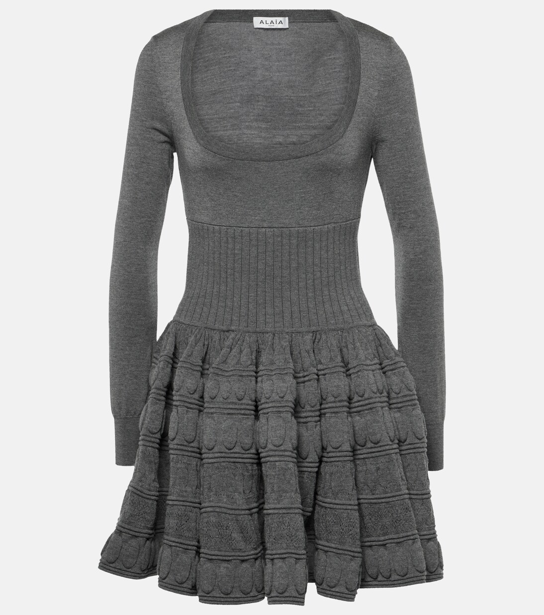 Wool-blend minidress | Alaïa