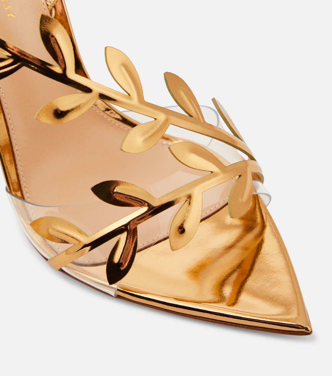 Flavia mirrored leather pumps | Gianvito Rossi