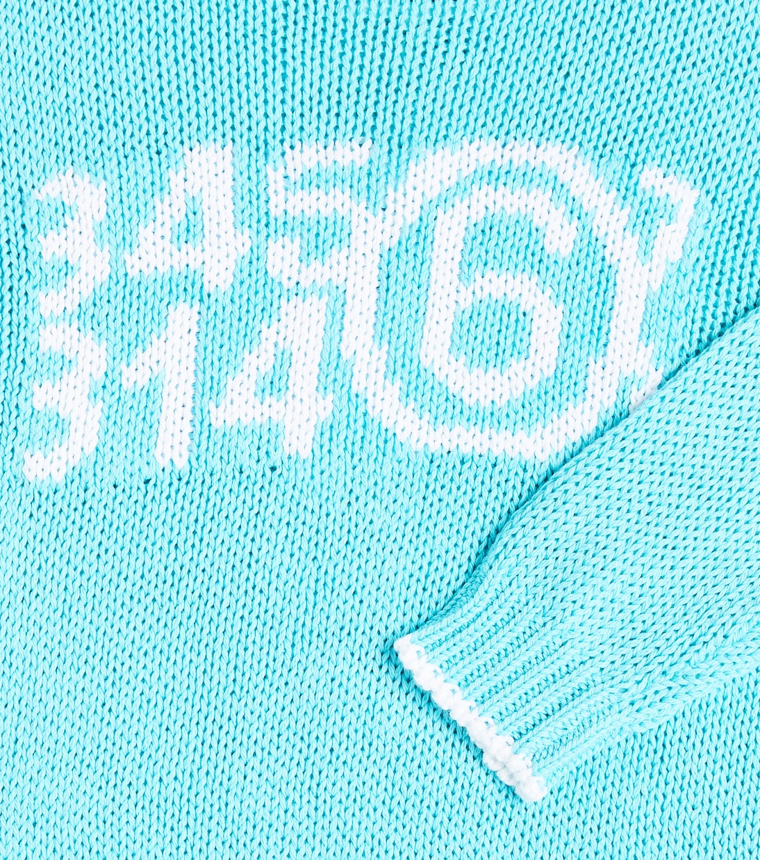 Logo cotton-blend sweater | MM6 Maison Margiela Kids