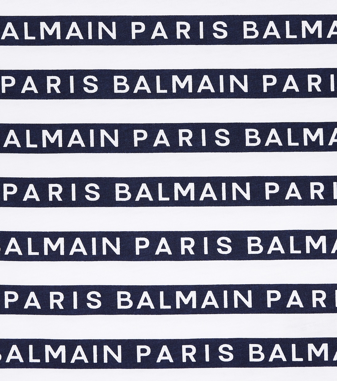 Striped cotton top  | Balmain Kids