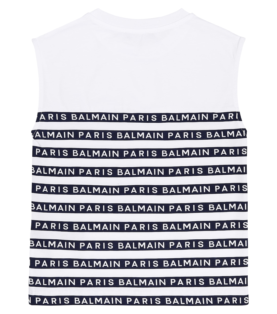 Striped cotton top  | Balmain Kids